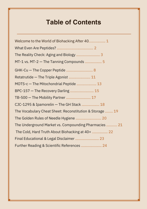 Over-40 Peptide Handbook + FREE Supplement guide