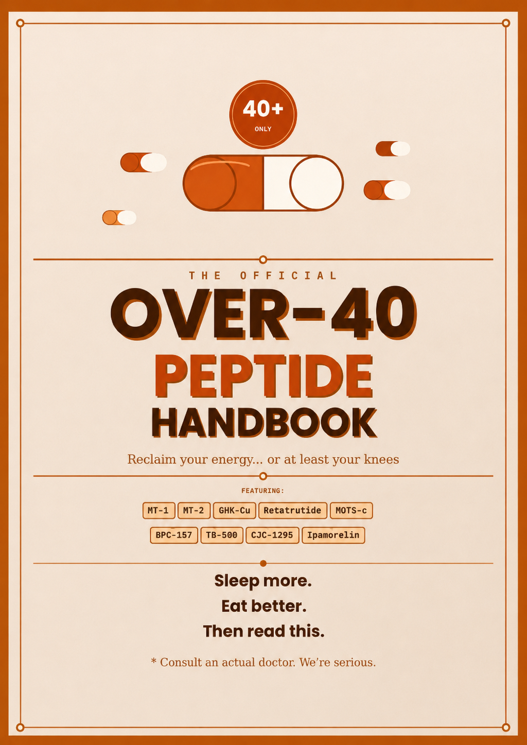 Over-40 Peptide Handbook + FREE Supplement guide